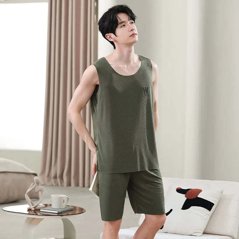 Top Melon Pajama Set Men's Image Color-3