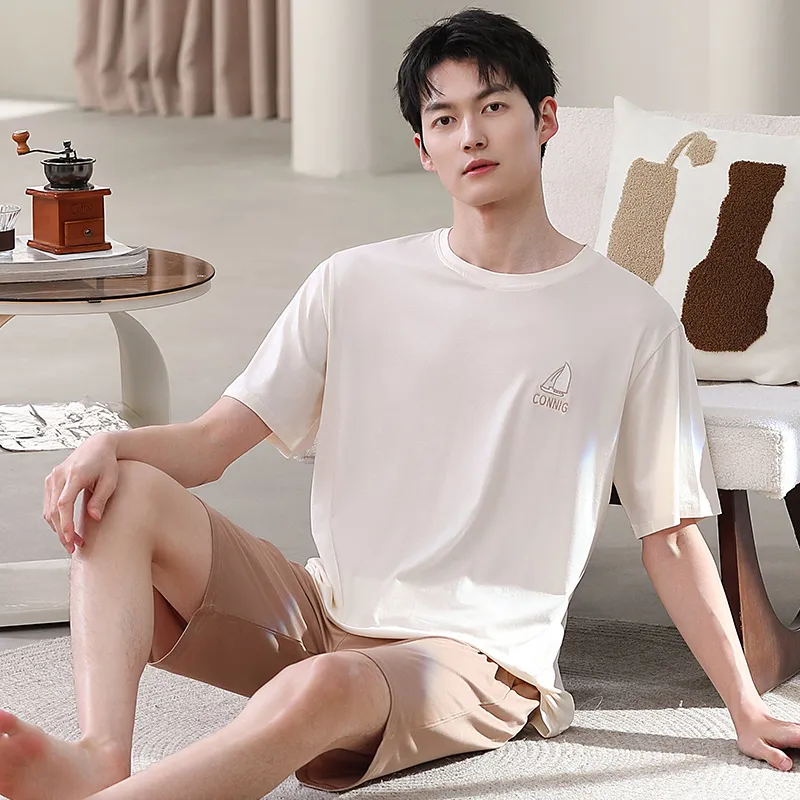 Top Melon Men Pajama Sets-6