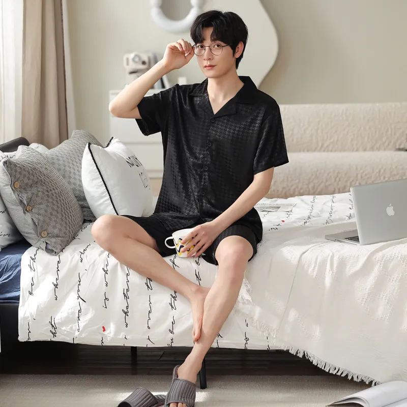 Top Melon Men Pajama Sets-1