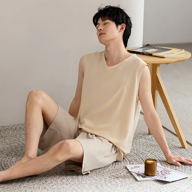Top Melon Men Pajama Sets-1