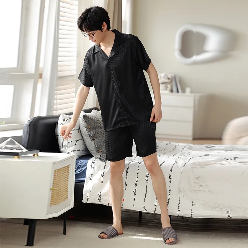 Top Melon Men Pajama Sets-4