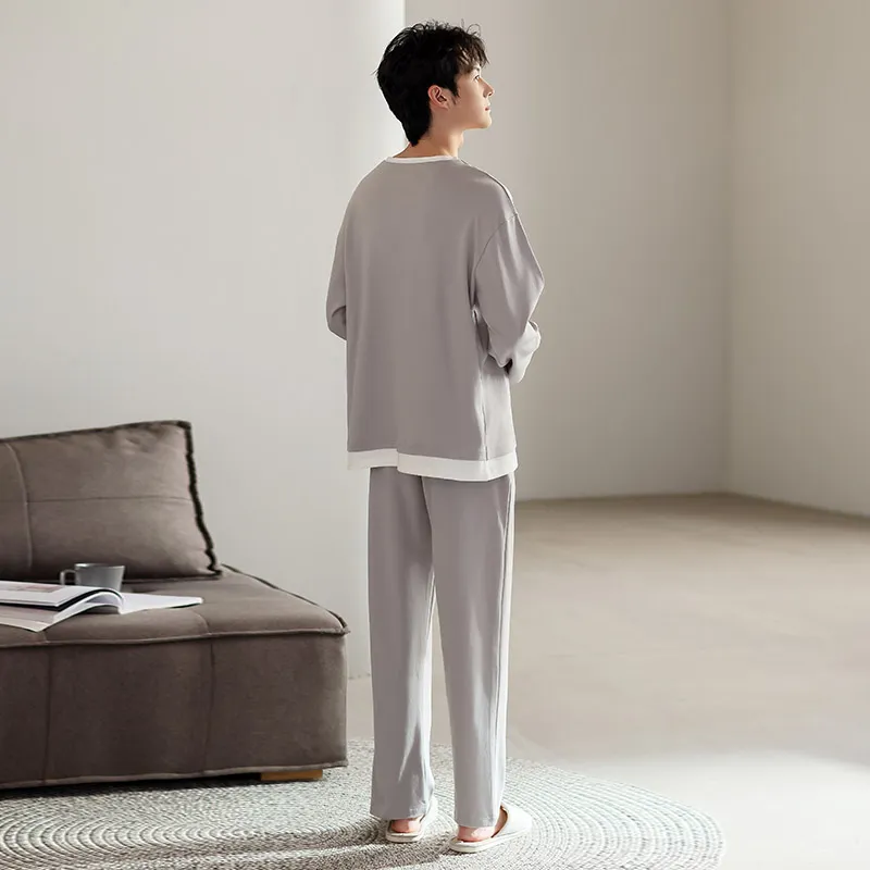 Top Melon Men Pajama Sets-5