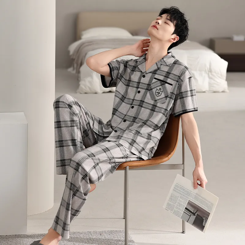 Top Melon Men Pajama Sets-1