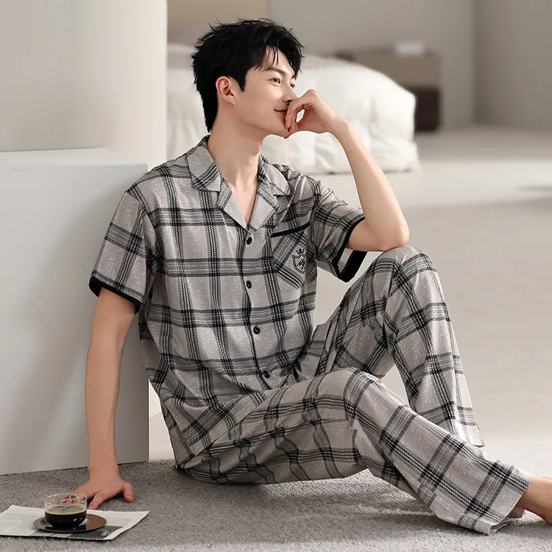 Top Melon Men Pajama Sets-7
