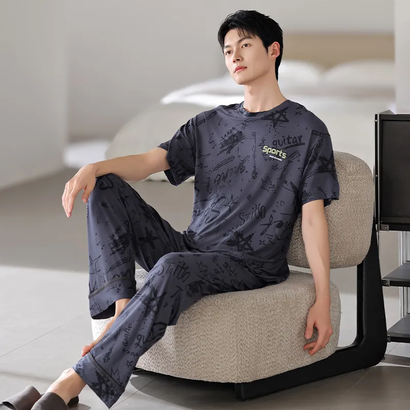 Top Melon Men Pajama Sets-2