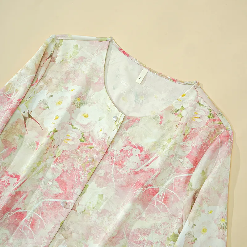 Top Melon Pajama Set Women's Image Color-3