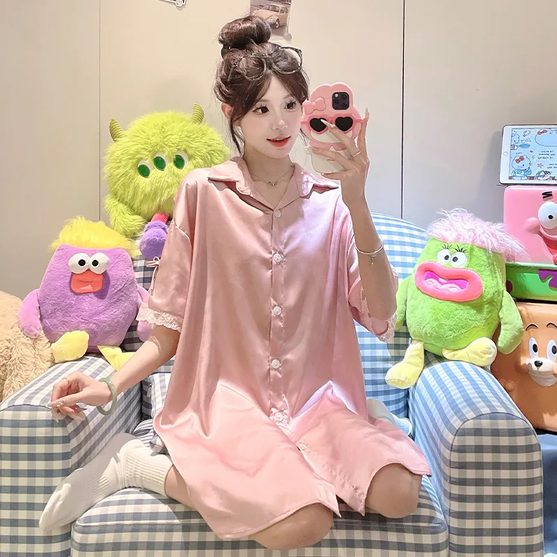 Top Melon Nightgown Women's Image Color-1