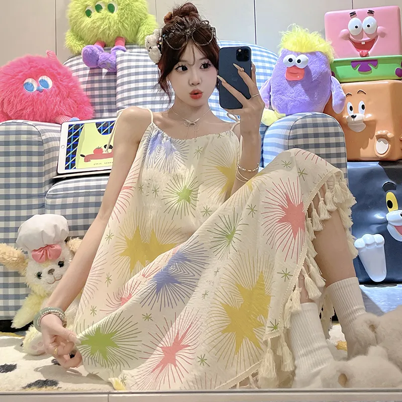 Top Melon Nightgown Women's Image Color-5