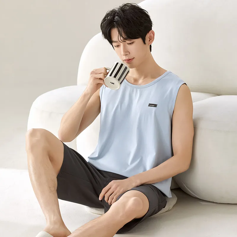 Top Melon Pajama Set Men's Image Color-5