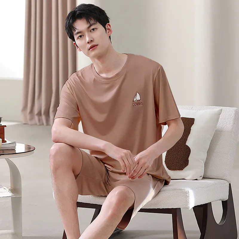 Top Melon Men Pajama Sets-5