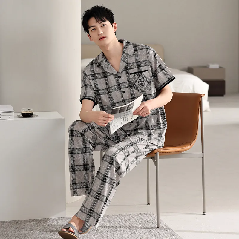 Top Melon Men Pajama Sets-3