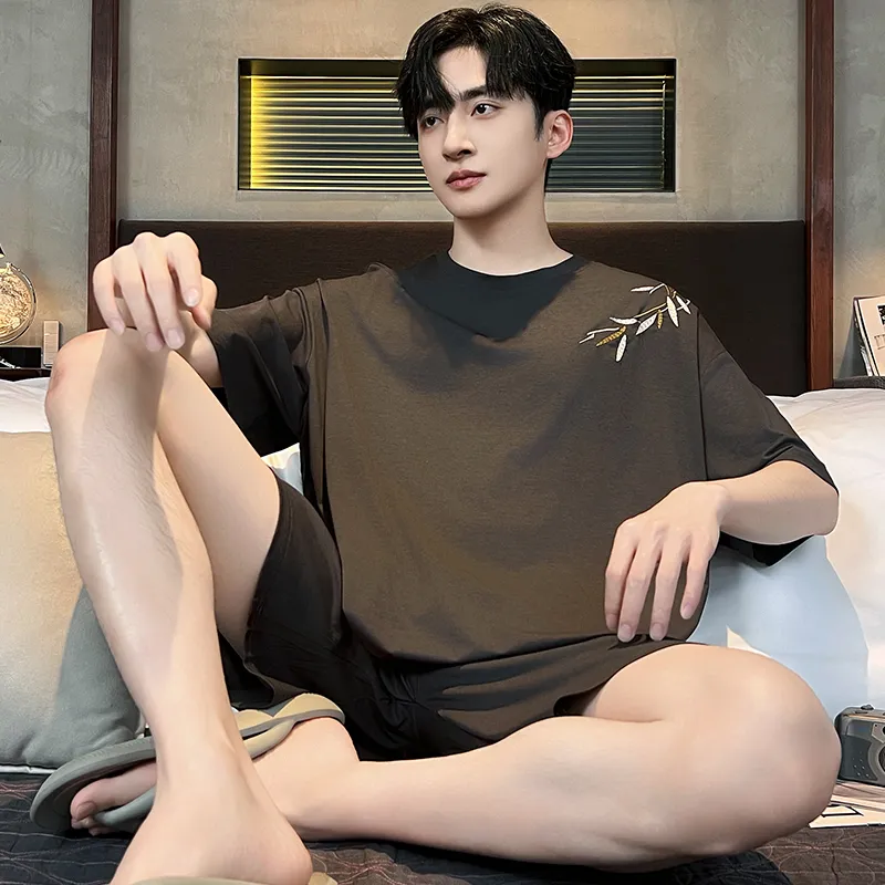 Top Melon Men Pajama Sets-5