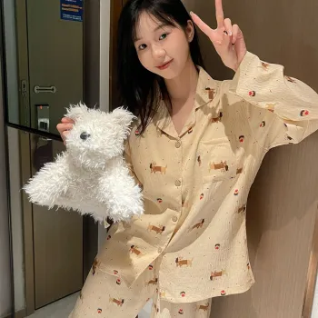 Top Melon Pajama Set Women's Image Color