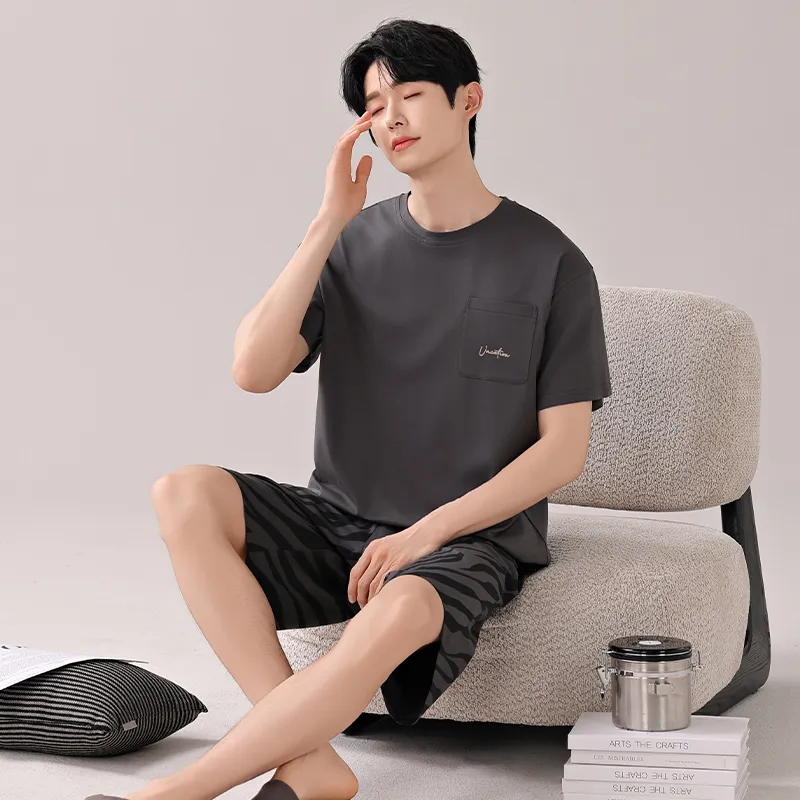 Top Melon Men Pajama Sets-1