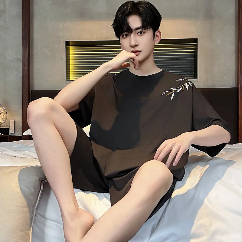 Top Melon Men Pajama Sets-4