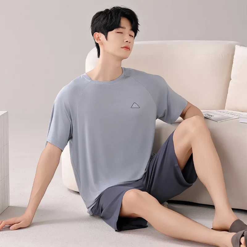 Top Melon Men Pajama Sets-7