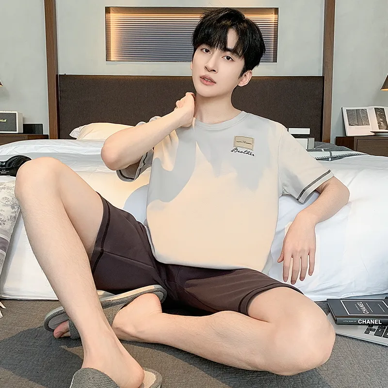 Top Melon Men Pajama Sets-5