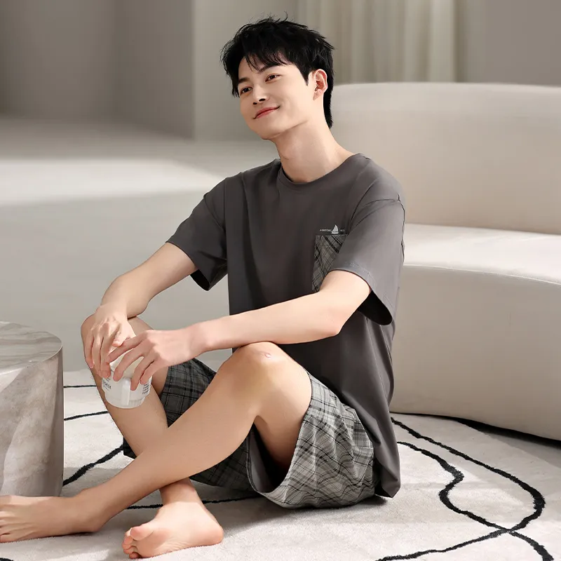 Top Melon Men Pajama Sets-5