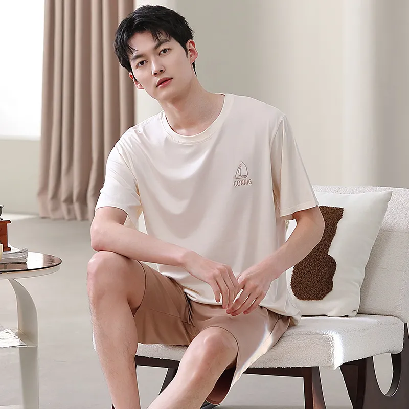 Top Melon Men Pajama Sets-5