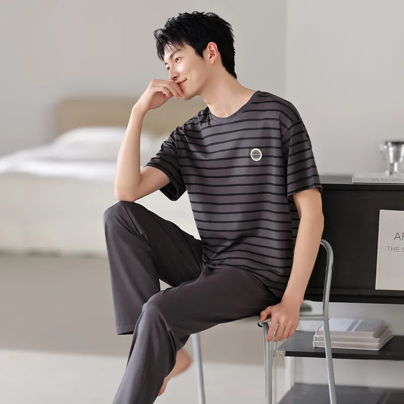 Top Melon Men Pajama Sets-2