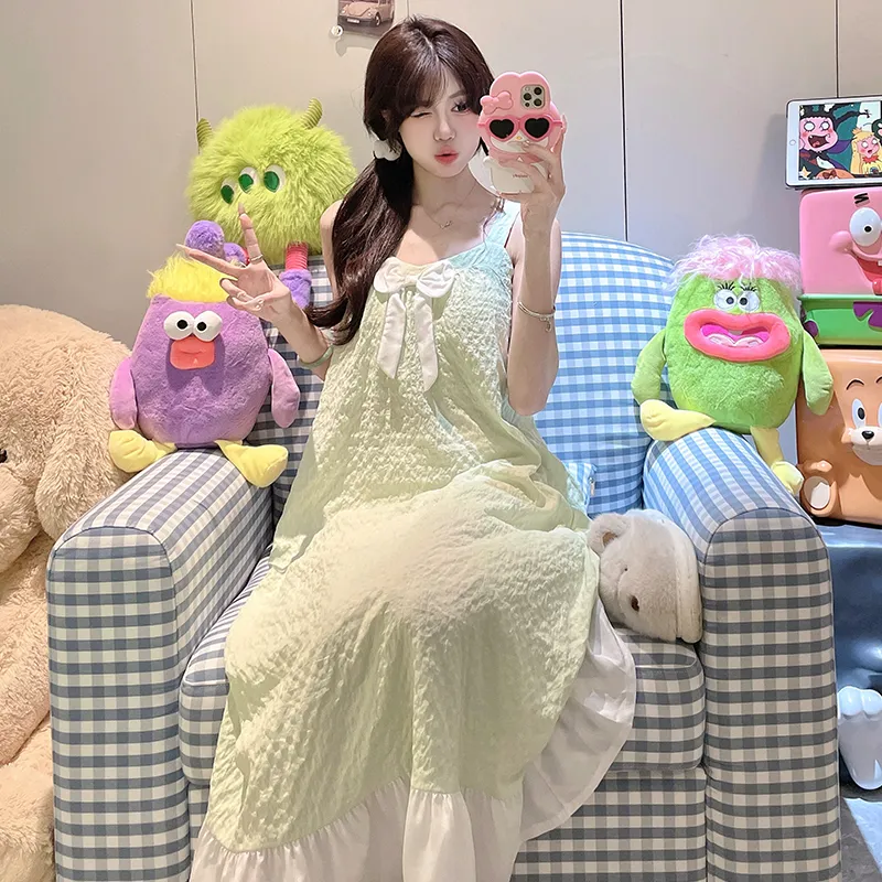 Top Melon Nightgown Women's Image Color-2