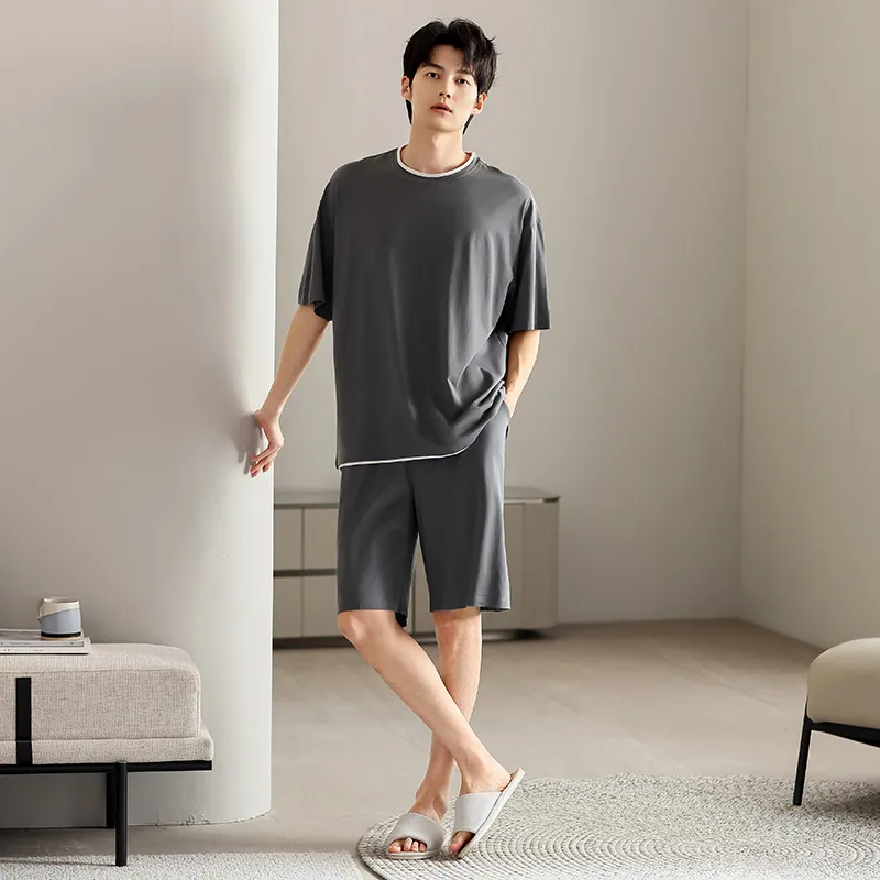 Top Melon Men Pajama Sets-4