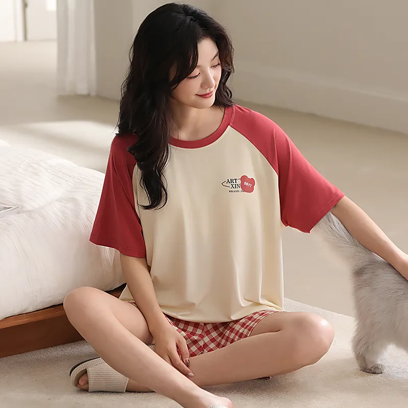 Top Melon Pajama Set Women's Image Color-5
