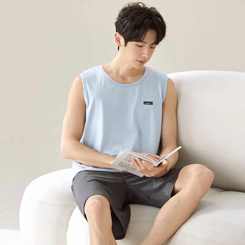 Top Melon Pajama Set Men's Image Color-2