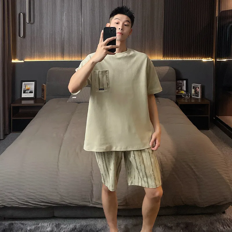 Top Melon Pajama Set Men's Image Color-1