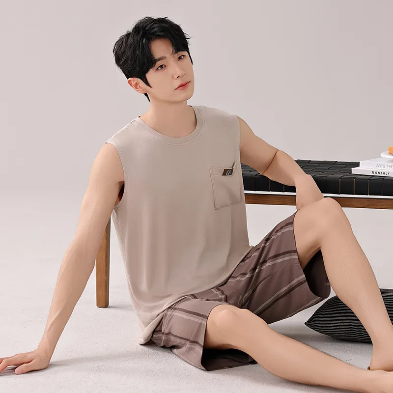 Top Melon Men Pajama Sets-1