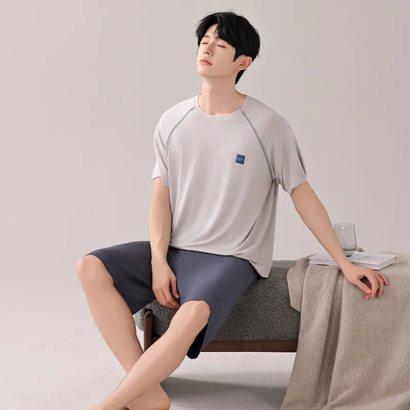 Top Melon Men Pajama Sets-7