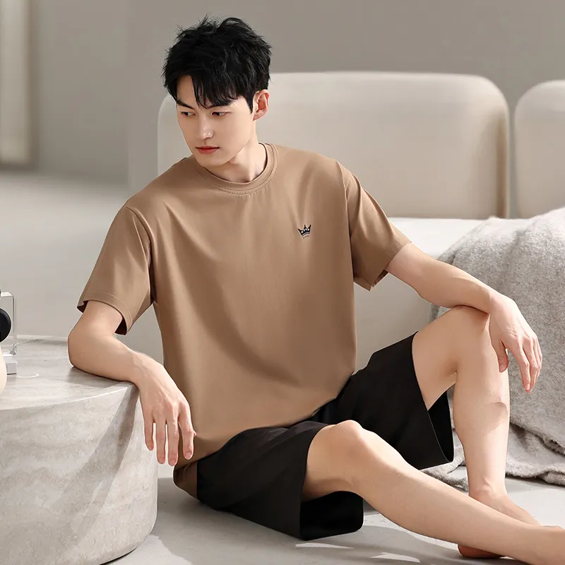Top Melon Men Pajama Sets-7