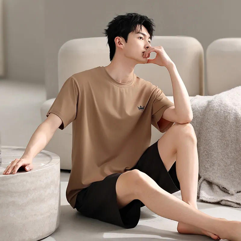 Top Melon Men Pajama Sets-5