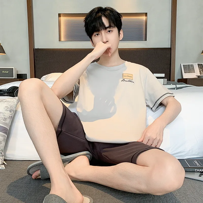 Top Melon Men Pajama Sets-4