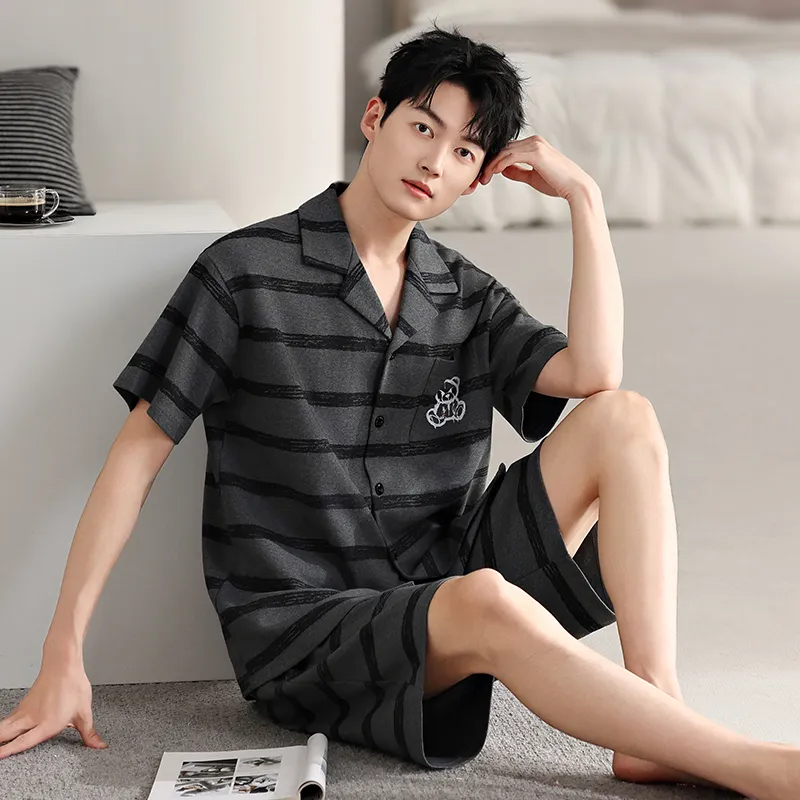 Top Melon Men Pajama Sets-3