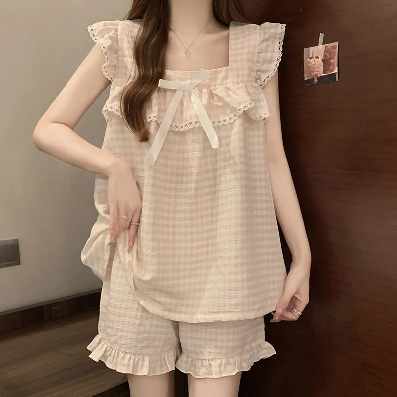 Top Melon Pajama Set Women's Image Color-5