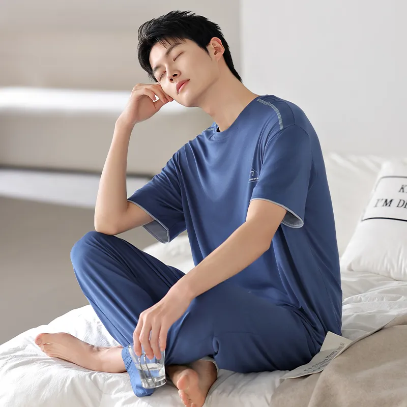 Top Melon Men Pajama Sets-6