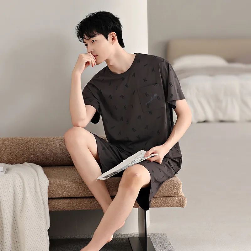 Top Melon Men Pajama Sets-1