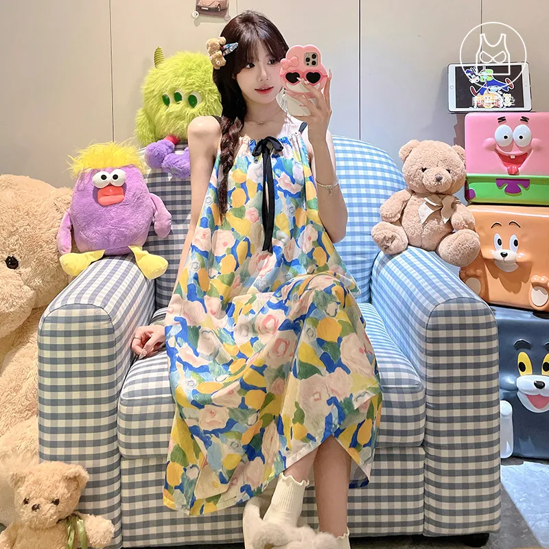 Top Melon Nightgown Women's Image Color-1