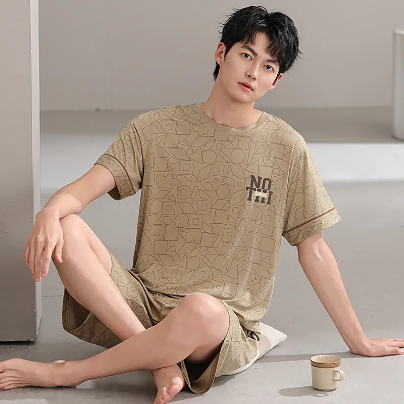Top Melon Pajama Set Men's Image Color-2