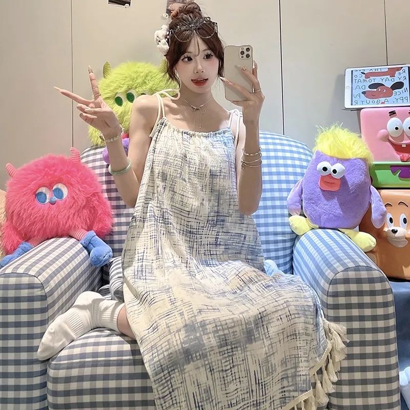 Top Melon Nightgown Women's Image Color-5
