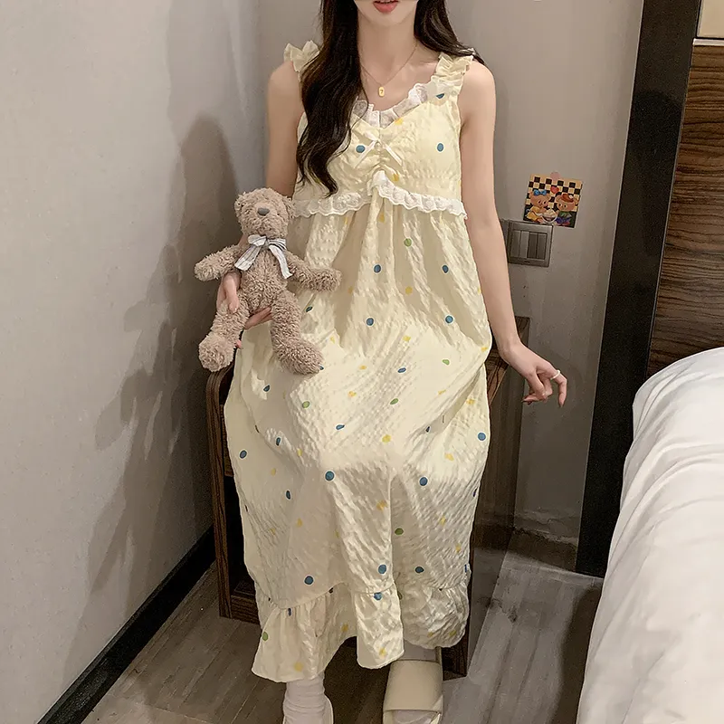 Top Melon Nightgown Women's Image Color-5