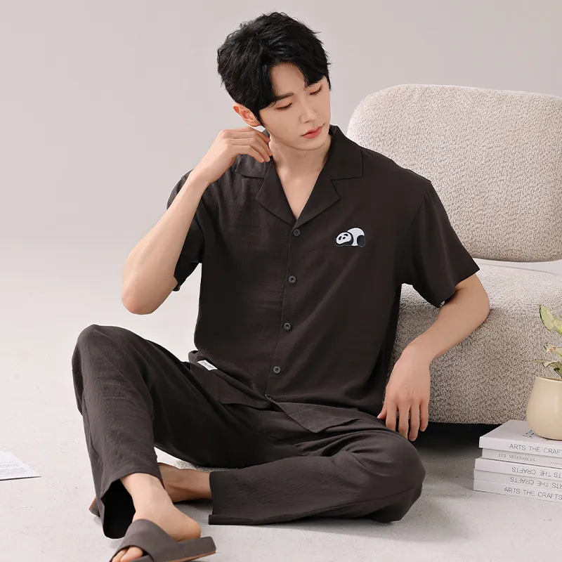 Top Melon Men Pajama Sets-6