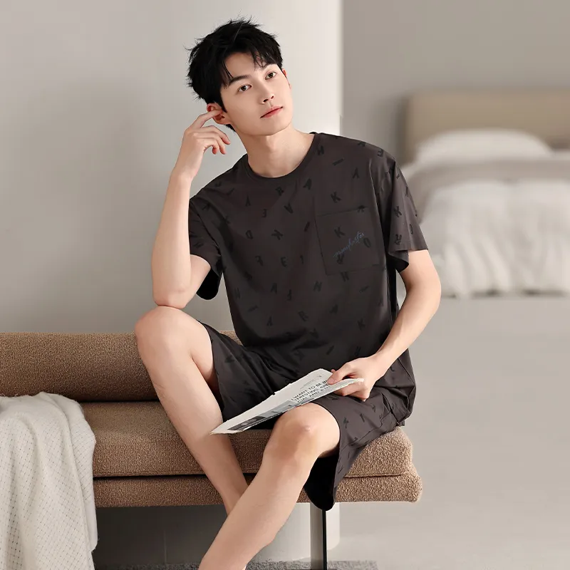 Top Melon Men Pajama Sets-2