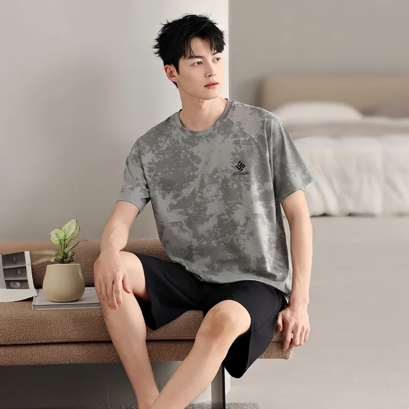 Top Melon Men Pajama Sets-6