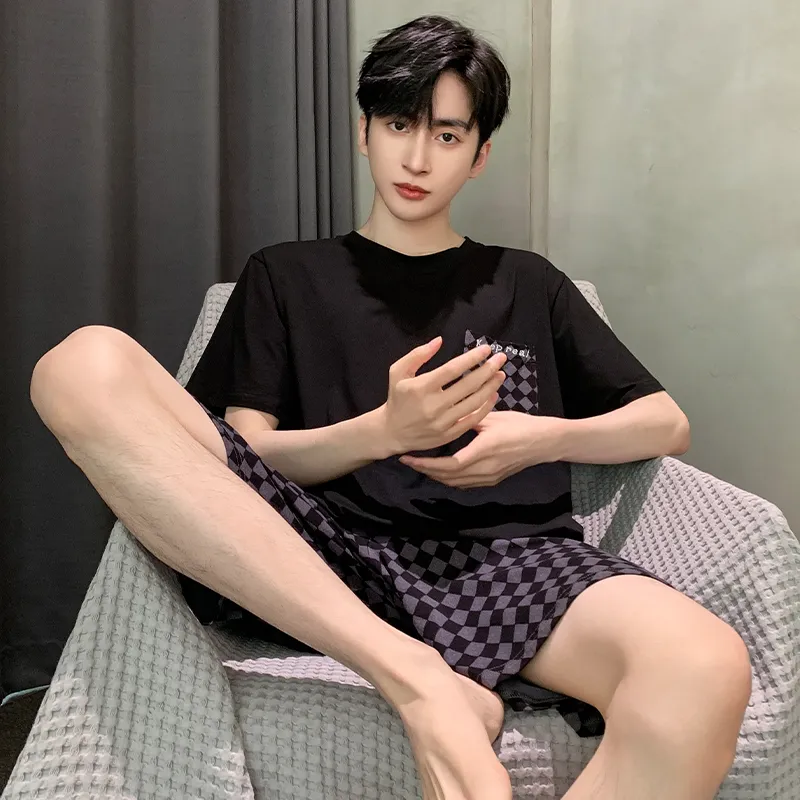 Top Melon Men Pajama Sets-4