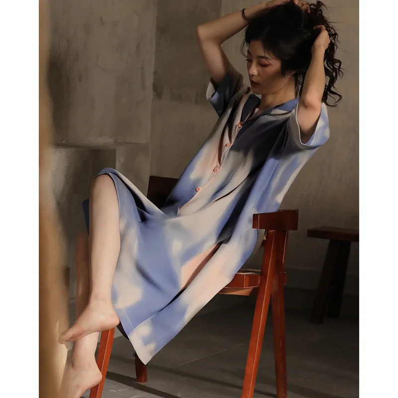Top Melon Nightgown Women's Image Color-4