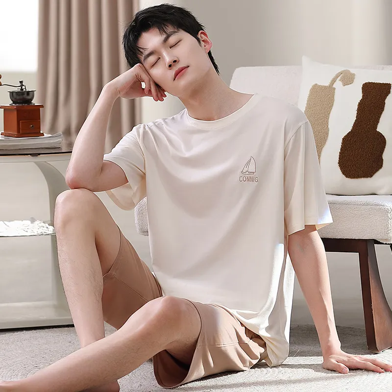 Top Melon Men Pajama Sets-7