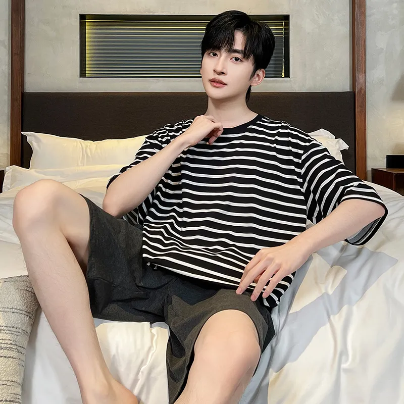 Top Melon Men Pajama Sets-4