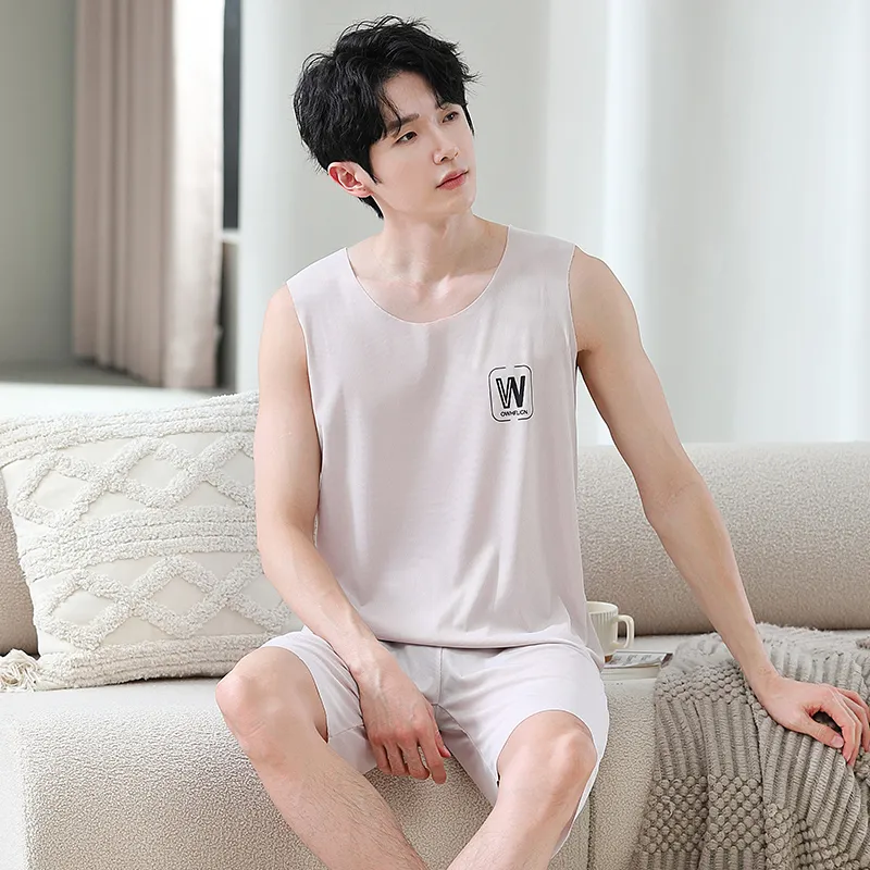 Top Melon Pajama Set Men's Image Color-4